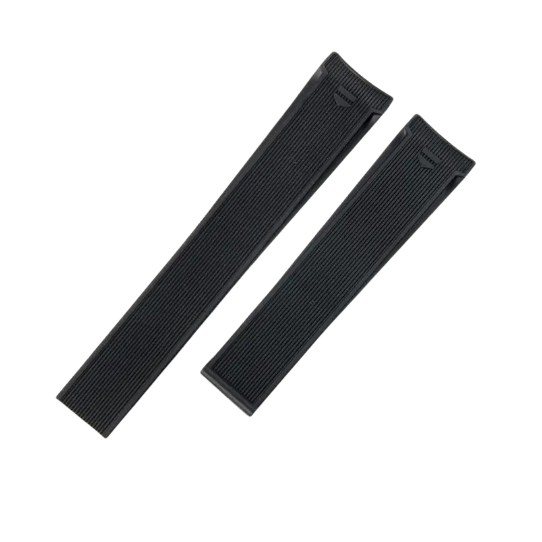 Black Rubber Strap for Tag Heuer F1 Racing 300 – 22mm – 43/41mm Case