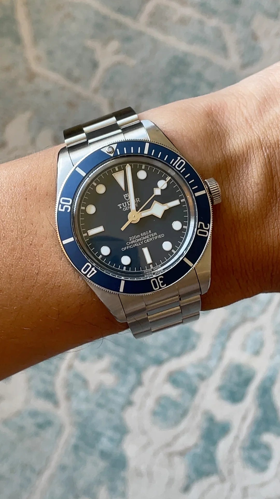 Matte Stainless Steel Oyster Strap For Tudor