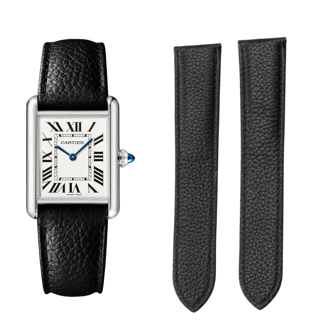 Leather Watch Strap for Cartier