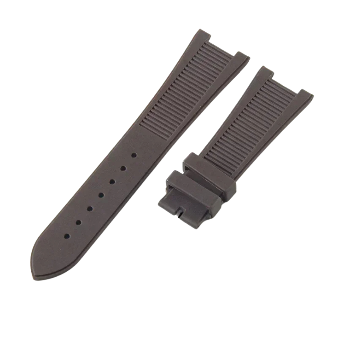 Brown Fluororubber Strap for Patek Philippe Nautilus Series