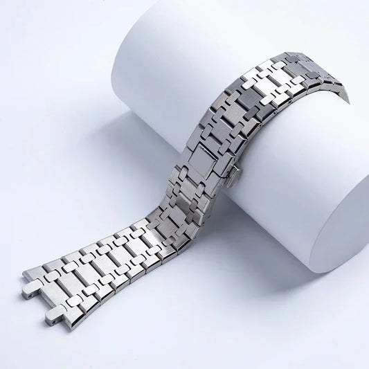 Metal Royal Oak Style Strap for AP - High Quality Butterfly Clasp