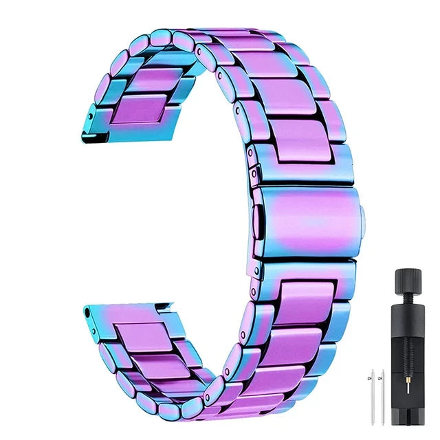 High Quality Metal Watch Strap for Moonswatch - High Quality Butterfly Clasp