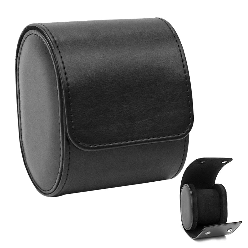 Luxury Leather Watch Travel & Storage Box 1-3 Slot – Black – High Quality