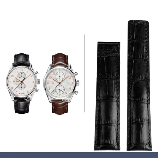 19mm/20mm/22mm Leather Strap for TAG Heuer Carrera