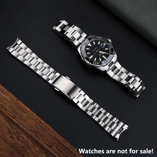20.5mm/21.5mm Steel Strap for TAG Heuer Aquaracer 300