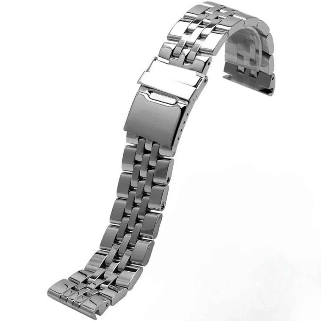 20mm/22mm/24mm Steel Strap for Breitling – Silver & Gold Bracelet