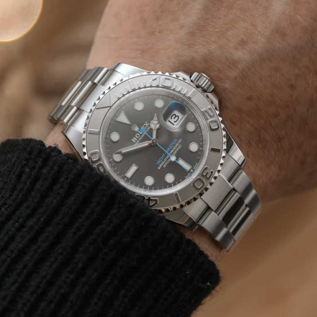 Polished Stainless Steel Oyster Strap