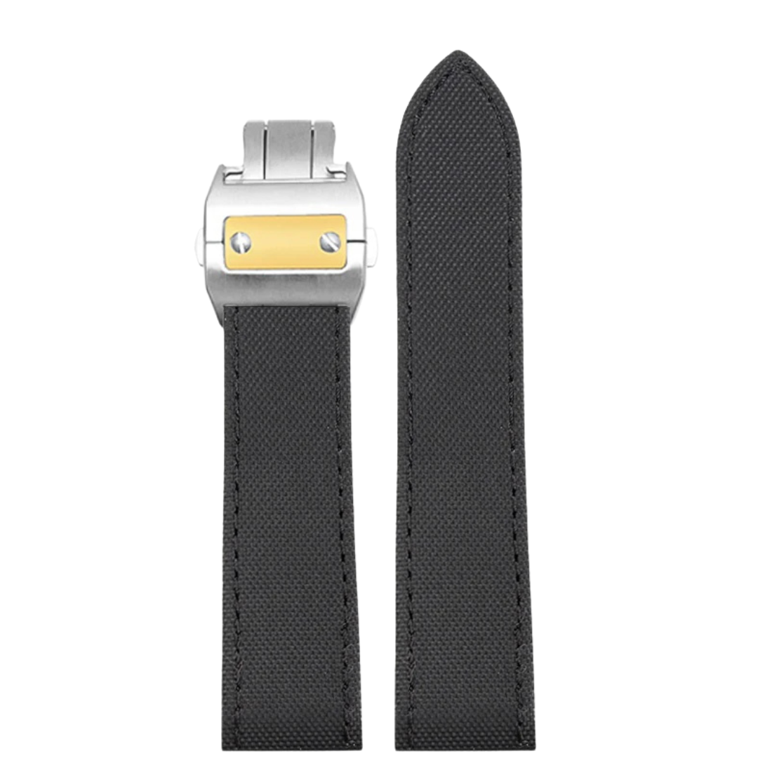 Eclipse Black Nylon Grain Strap