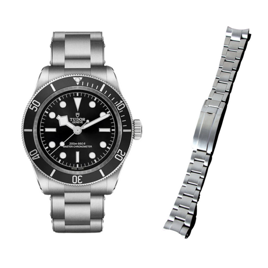 Matte Stainless Steel Oyster Strap For Tudor