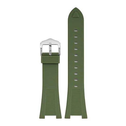 Green Rubber Silicone Strap for Patek Philippe