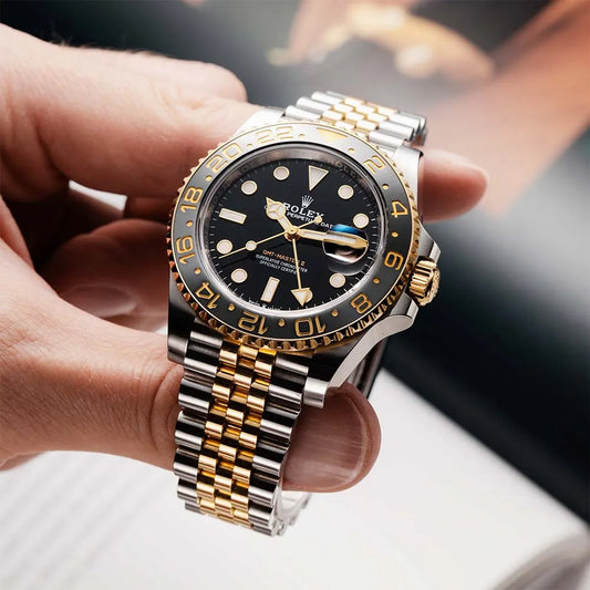 Two Tone Yellow Gold Jubilee Stainless Steel Strap