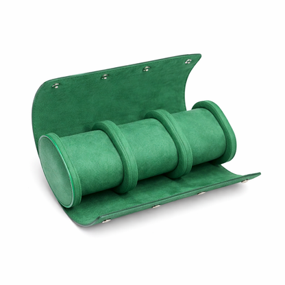 Luxury Leather Watch Travel & Storage Box 1-3 Slot – Green – High Quality