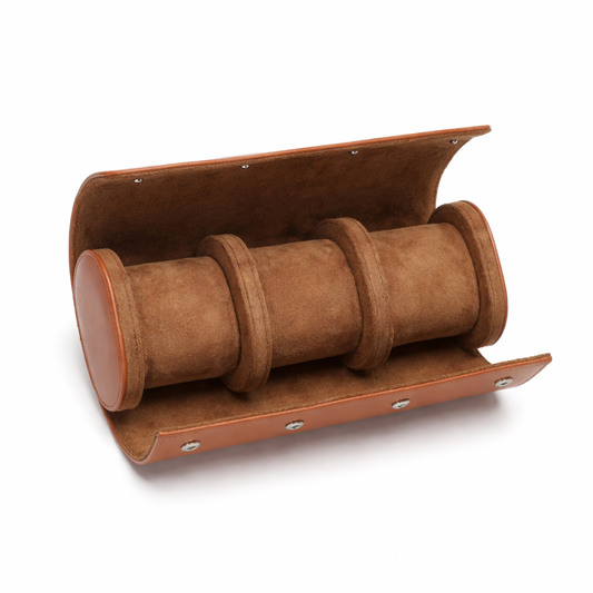 Luxury Leather Watch Travel & Storage Box 1-3 Slot – Brown – High Quality