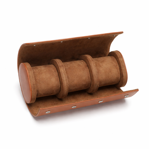 Luxury Leather Watch Travel & Storage Box 1-3 Slot – Brown – High Quality