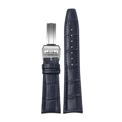 Ocean Blue Cowhide Leather Pilot & Portofino Strap