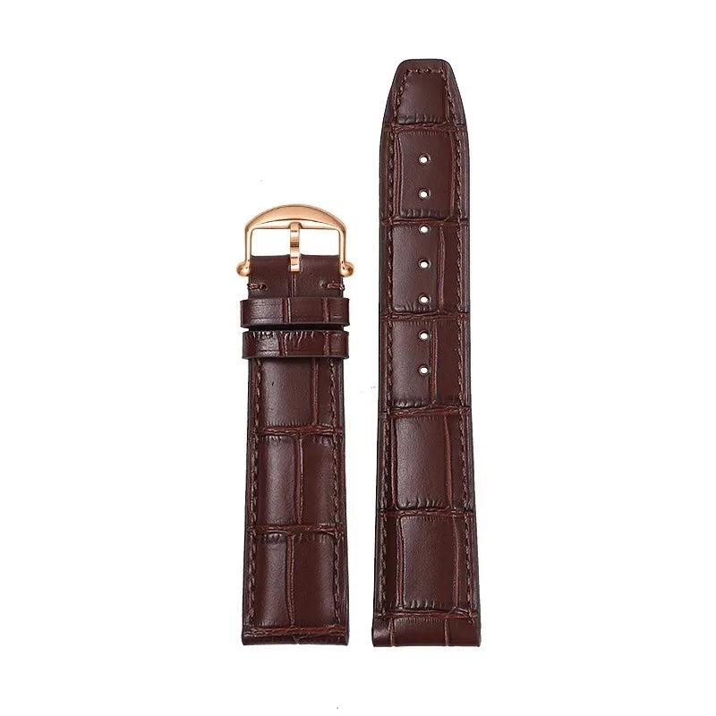 Pecan Brown Cowhide Leather Pilot & Portofino Strap