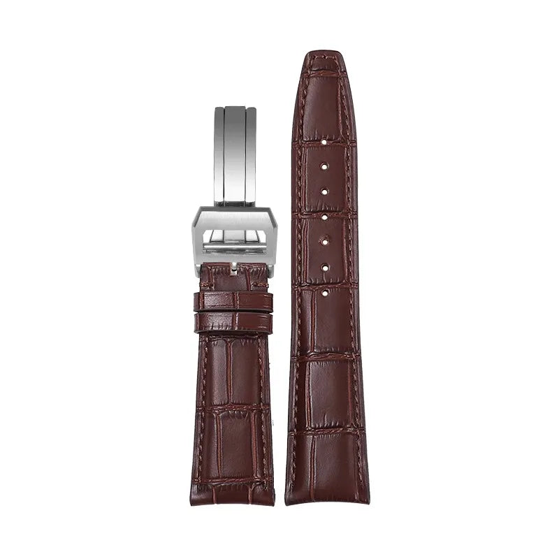 Pecan Brown Cowhide Leather Pilot & Portofino Strap