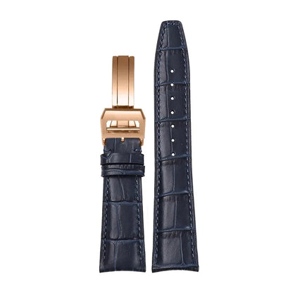 Ocean Blue Cowhide Leather Pilot & Portofino Strap