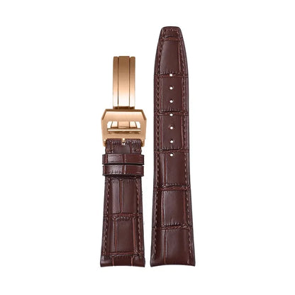 Pecan Brown Cowhide Leather Pilot & Portofino Strap