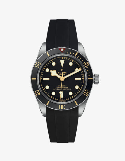 Navy Blue Rubber Strap For Tudor