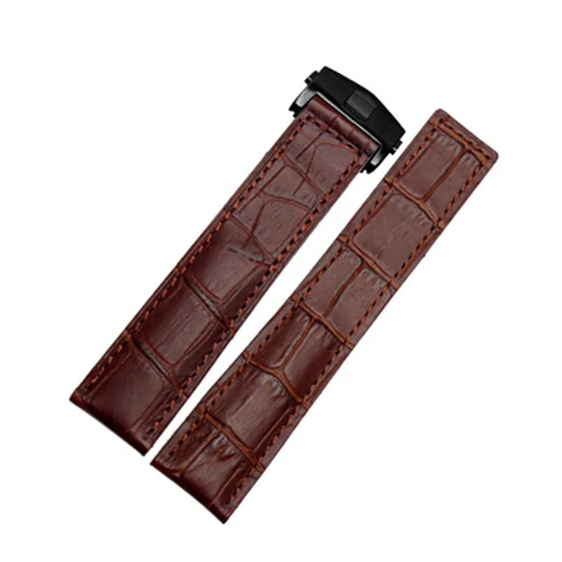 Brown Genuine Leather Strap for Tag Heuer – 19mm / 20mm / 22mm