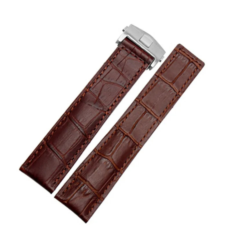 Brown Genuine Leather Strap for Tag Heuer – 19mm / 20mm / 22mm