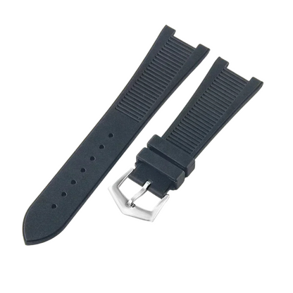 Black Fluororubber Strap for Patek Philippe Nautilus Series