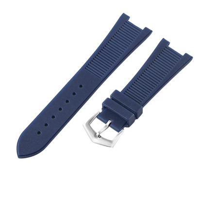 Dark Blue Fluororubber Strap for Patek Philippe Nautilus Series