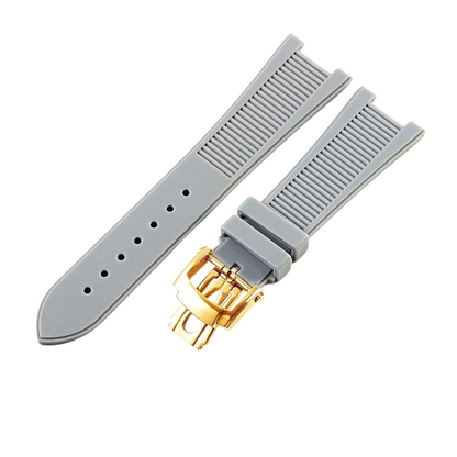 Grey Fluororubber Strap for Patek Philippe Nautilus Series