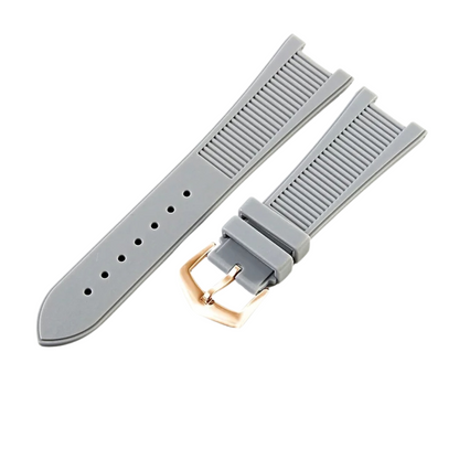 Grey Fluororubber Strap for Patek Philippe Nautilus Series