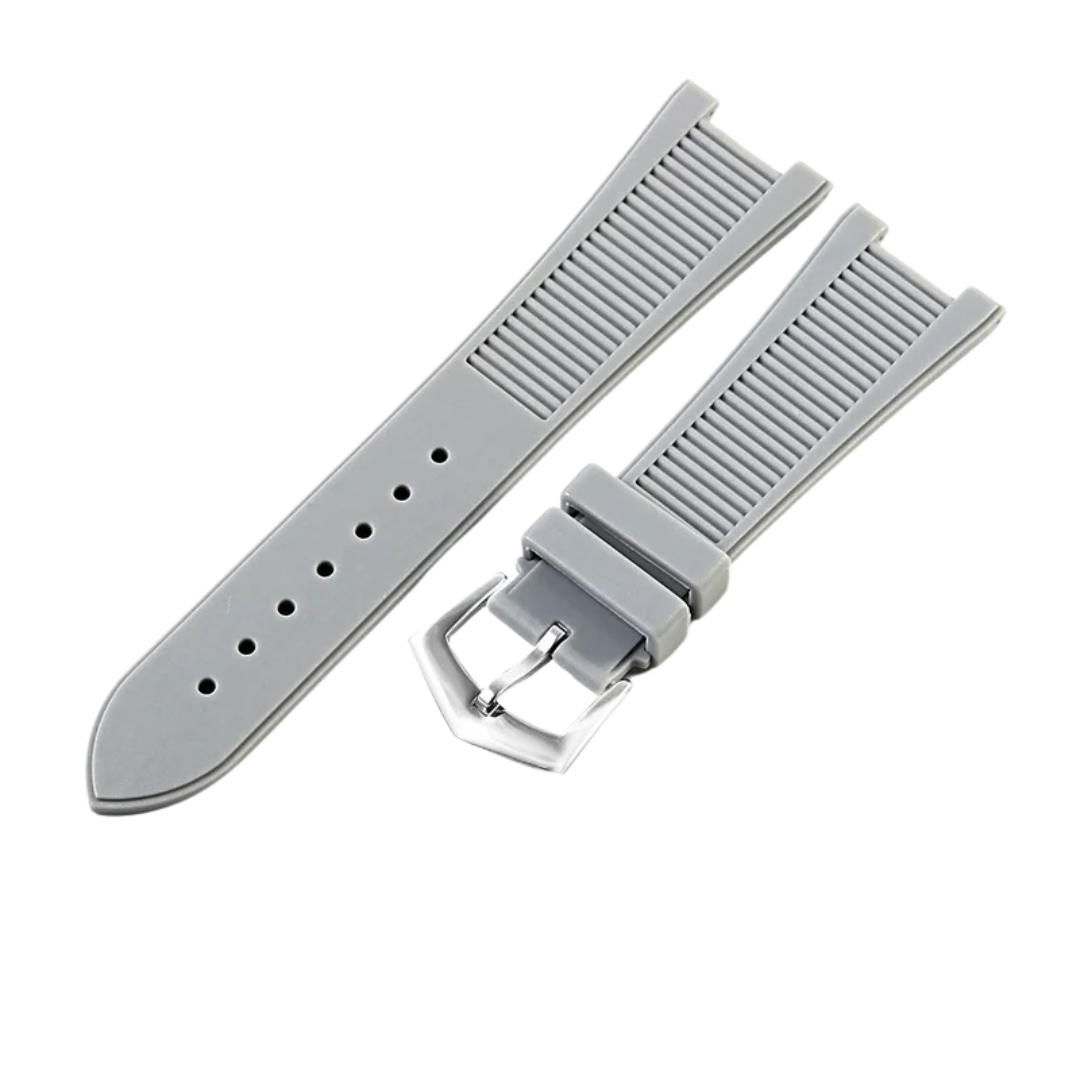 Grey Fluororubber Strap for Patek Philippe Nautilus Series