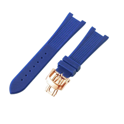 Sky Blue Fluororubber Strap for Patek Philippe Nautilus Series