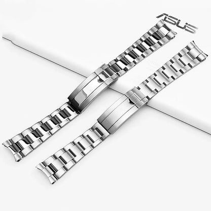 Oyster Style Strap for Rolex Matte - High quality Butterfly Clasp