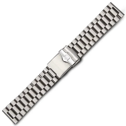 Solid Stainless Steel Watchband For TAG heuer F1 Watch Strap Flat End Push Button Deployment buckle Men's Bracelet 20mm 22mm