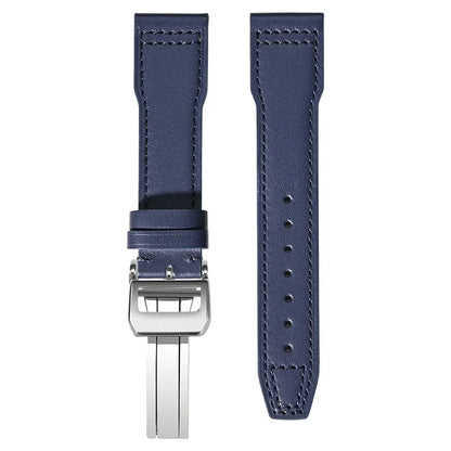 Neptune Blue Soft Cowhide Leather Pilot Strap
