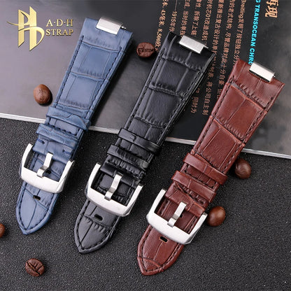 Luxury Genuine Leather Strap for Tissot PRX - With Universal + Butterfly Strap