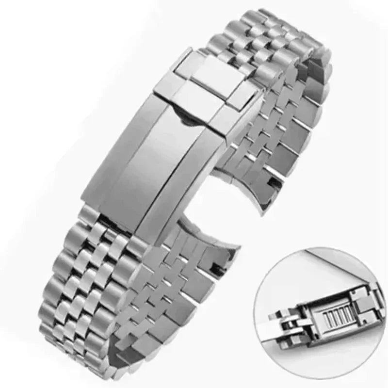 Jubilee Style Strap for Rolex - High Quality Butterfly Clasp