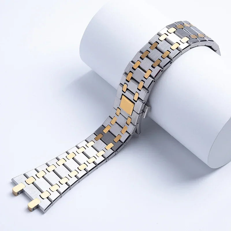 Metal Royal Oak Style Strap for AP - High Quality Butterfly Clasp