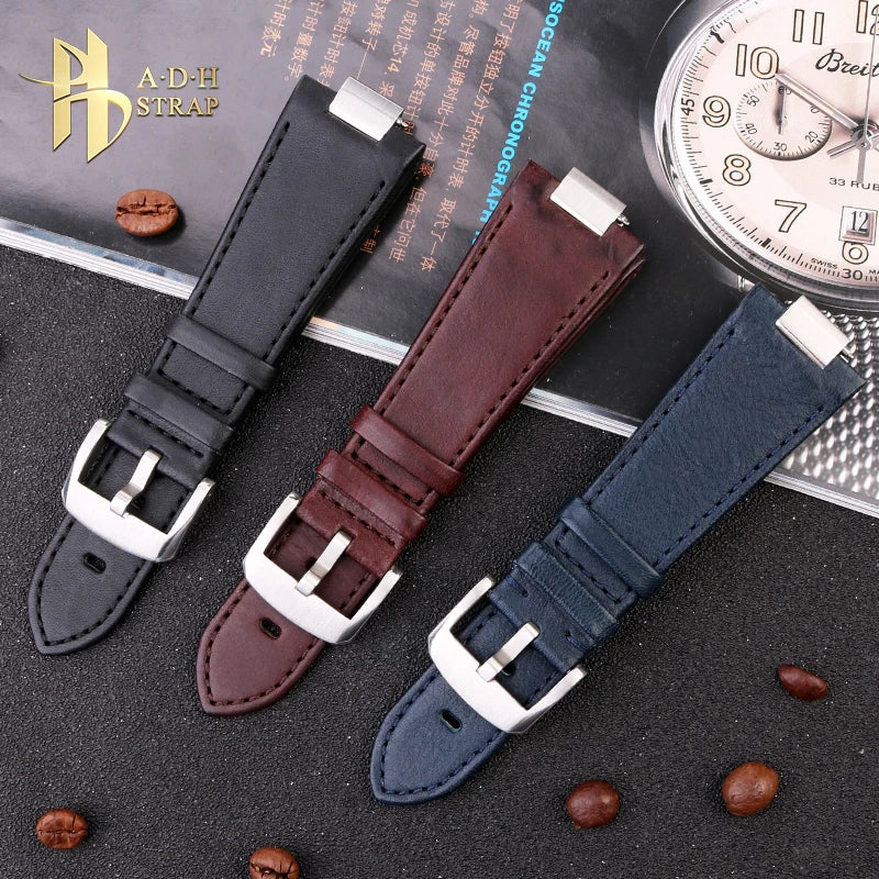 Luxury Genuine Leather Strap for Tissot PRX - With Universal + Butterfly Strap