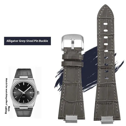 Luxury Genuine Leather Strap for Tissot PRX - With Standard Universal Strap