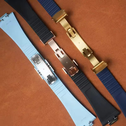 High Quality Cut to Size Strap for Tissot PRX - With Luxury Butterfly Clasp