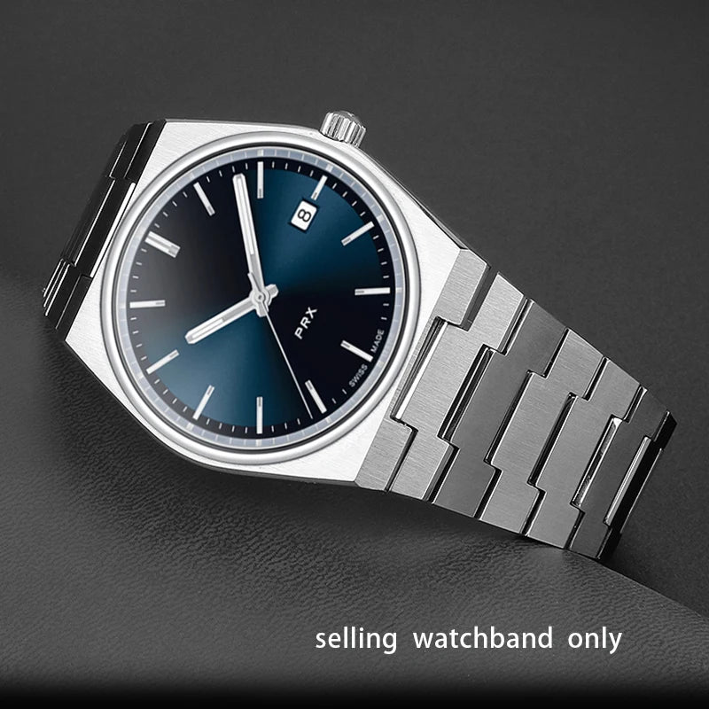 High Quality Tissot PRX Metal Strap - With Luxury Butterfly Clasp