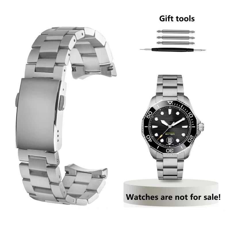 20.5mm/21.5mm Steel Strap for TAG Heuer Aquaracer 300