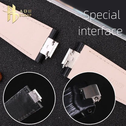 Luxury Genuine Leather Strap for Tissot PRX - With Universal + Butterfly Strap