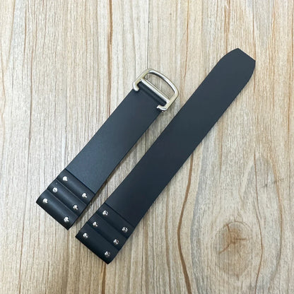 Onyx Black Santos Silicone Strap
