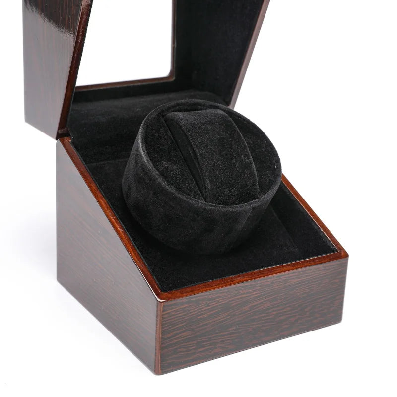 Luxury Solid Wooden Watch Winder & Display Case – High Quality Automatic