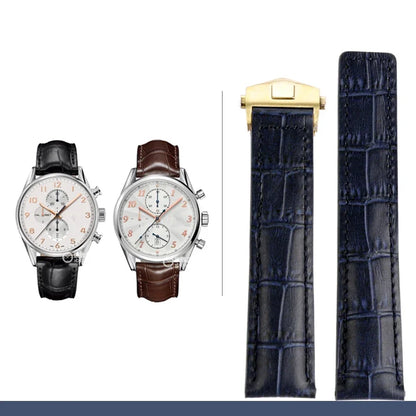 19mm/20mm/22mm Leather Strap for TAG Heuer Carrera