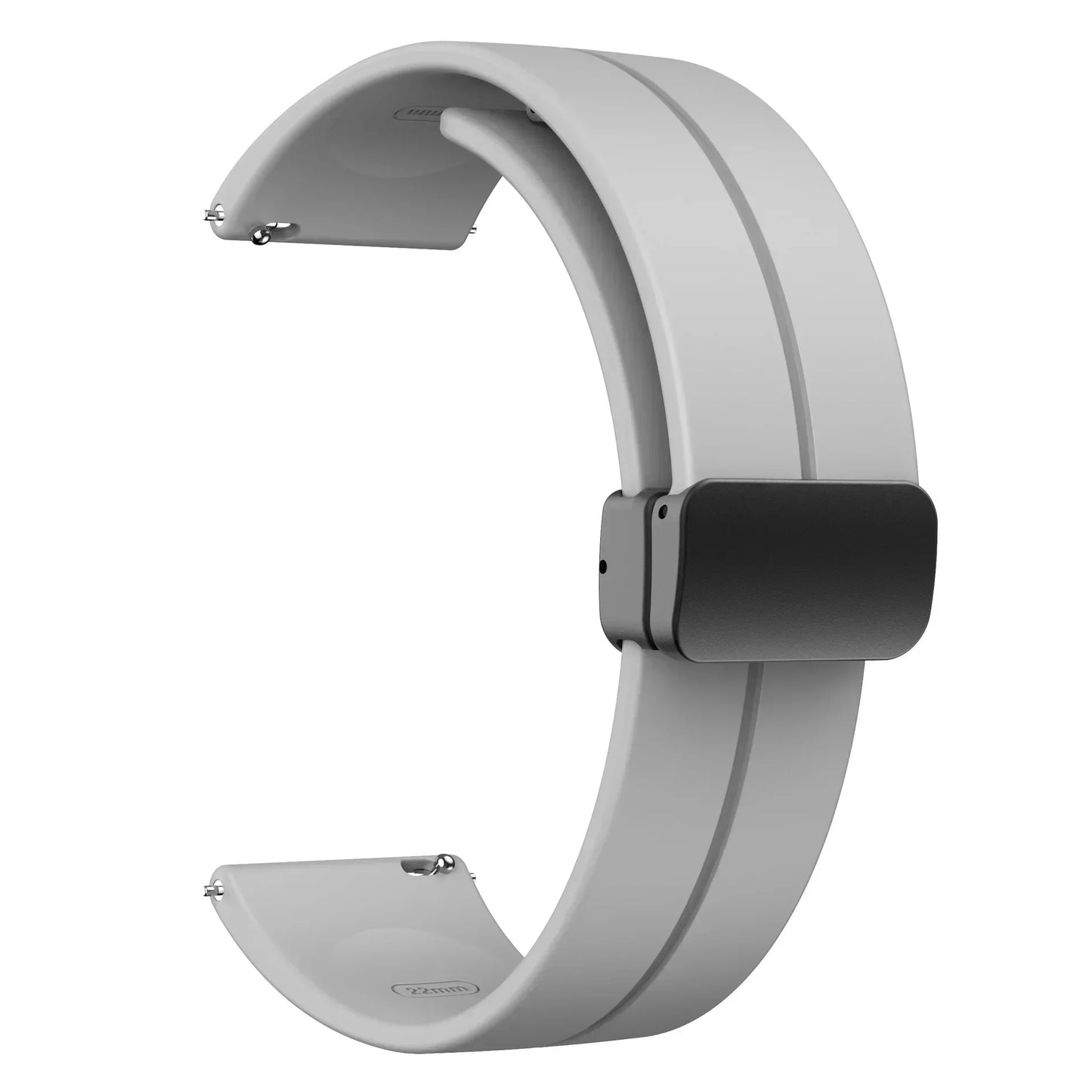 Silicone Rubber Strap for Moonswatch - with Magnetic Buckle
