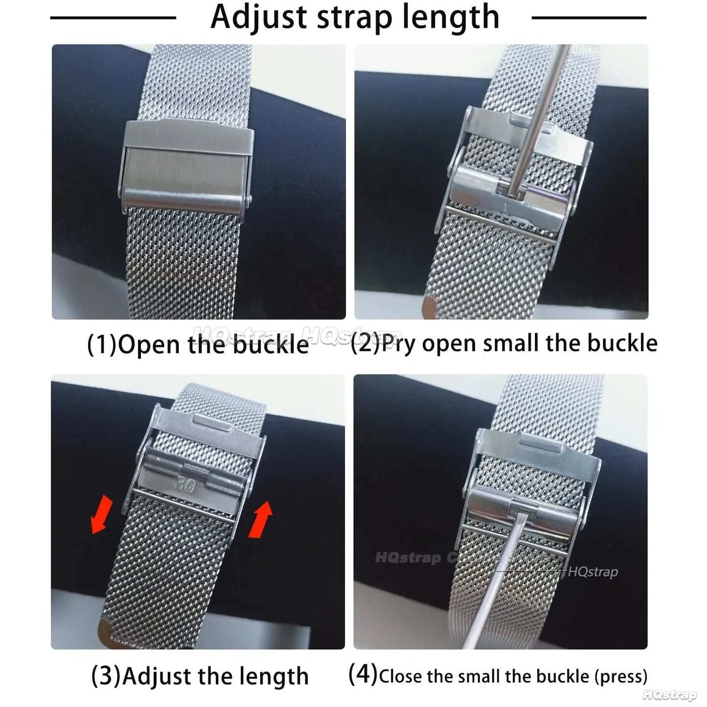 Milanese Shark Mesh Strap for Moonswatch Models