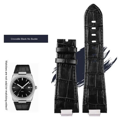 Luxury Genuine Leather Strap for Tissot PRX - With Universal + Butterfly Strap